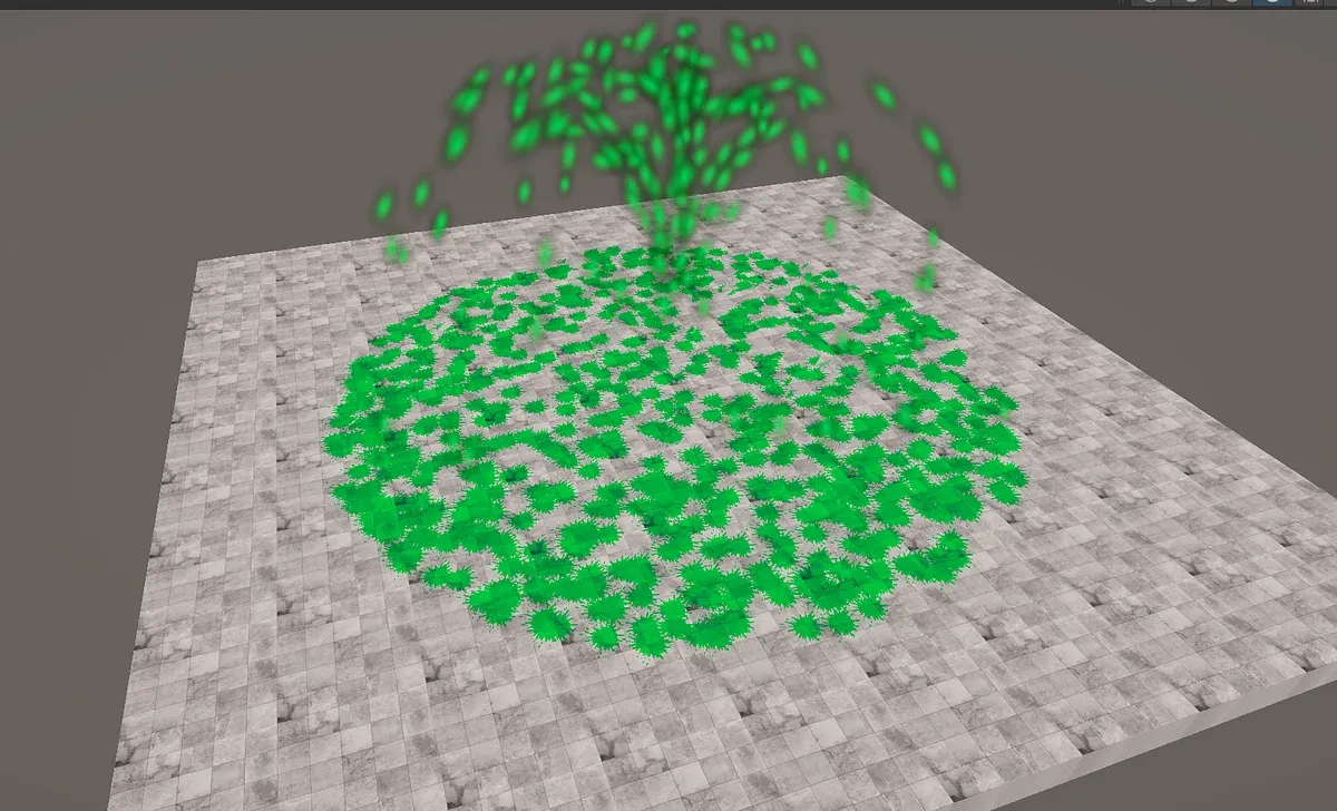 Blood Decal but green